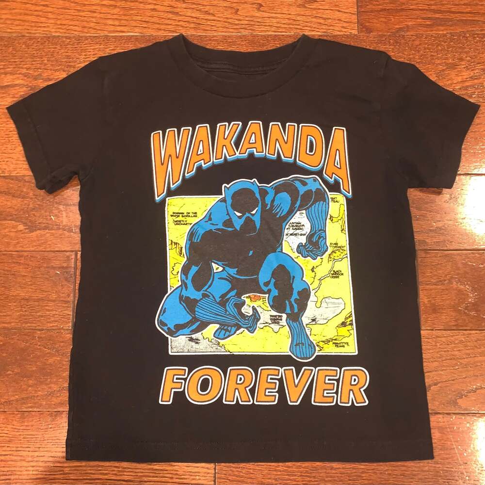 Marvel Black Panther Wakanda Forever T-Shirt‎ Boys